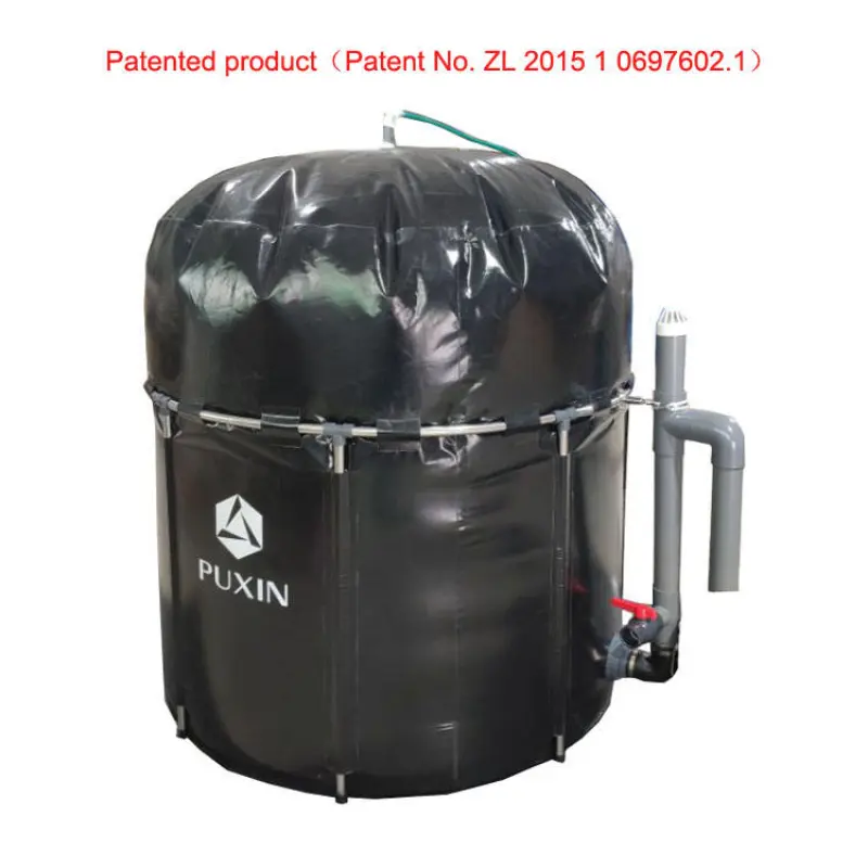 PUXIN Portable Biomass Anaerobic Digesters Turn Food Waste into Energy Biogas and Organic Fertilizer