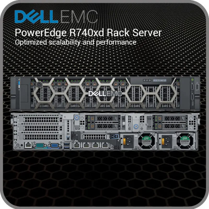 PowerEdge R740XD customized full configutaion new rack Server
