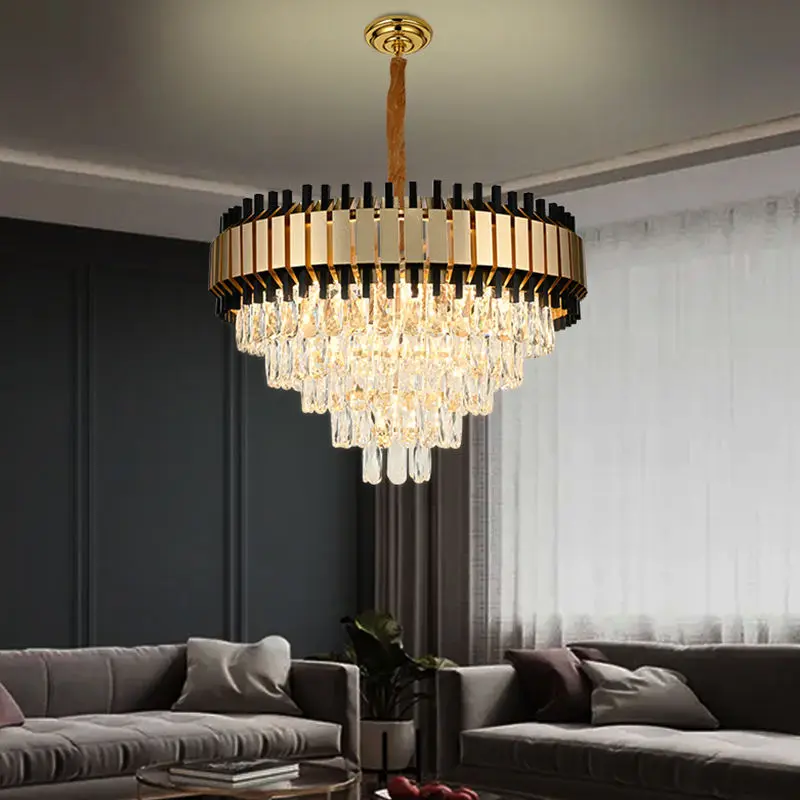 Modern Hanging Lighting Lobby Drop Lamp Hotel Furniture Antique Crystal Chandelier
