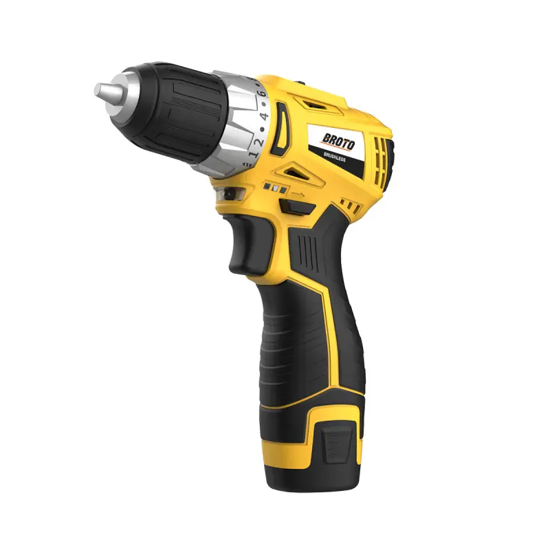 Cordless Drill Brushless Powerful Wireless Rechargeable Impact Drill