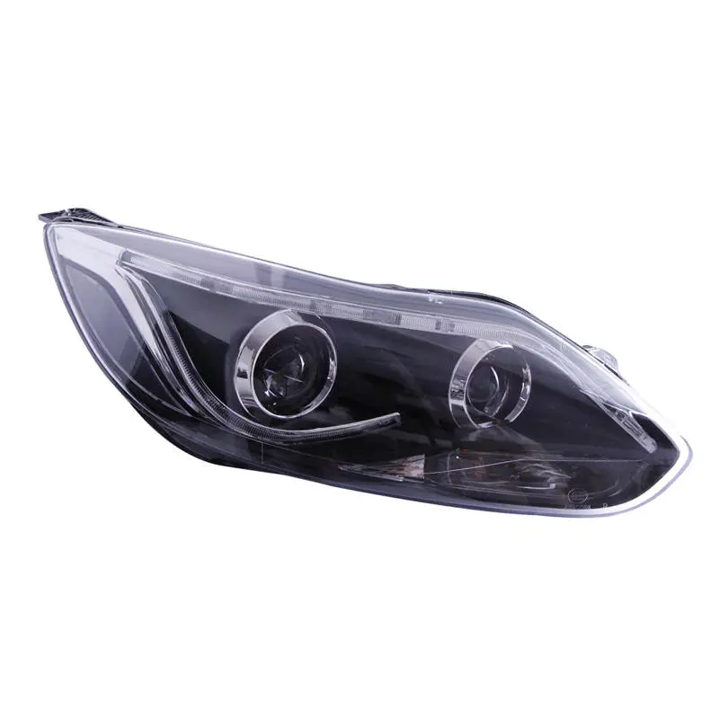 Ford Focus 2012 to 2014 Headlight Assembly Modified LED Daytime Running Lights