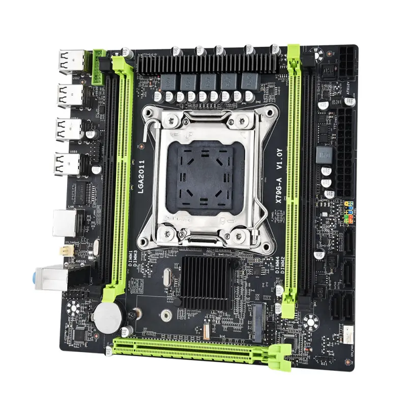 X79G-A Lga 2011 X79 Motherboard With M.2 And 4*Ddr3 Memory Slot 4*Sata2.0 Gaming Motherboard