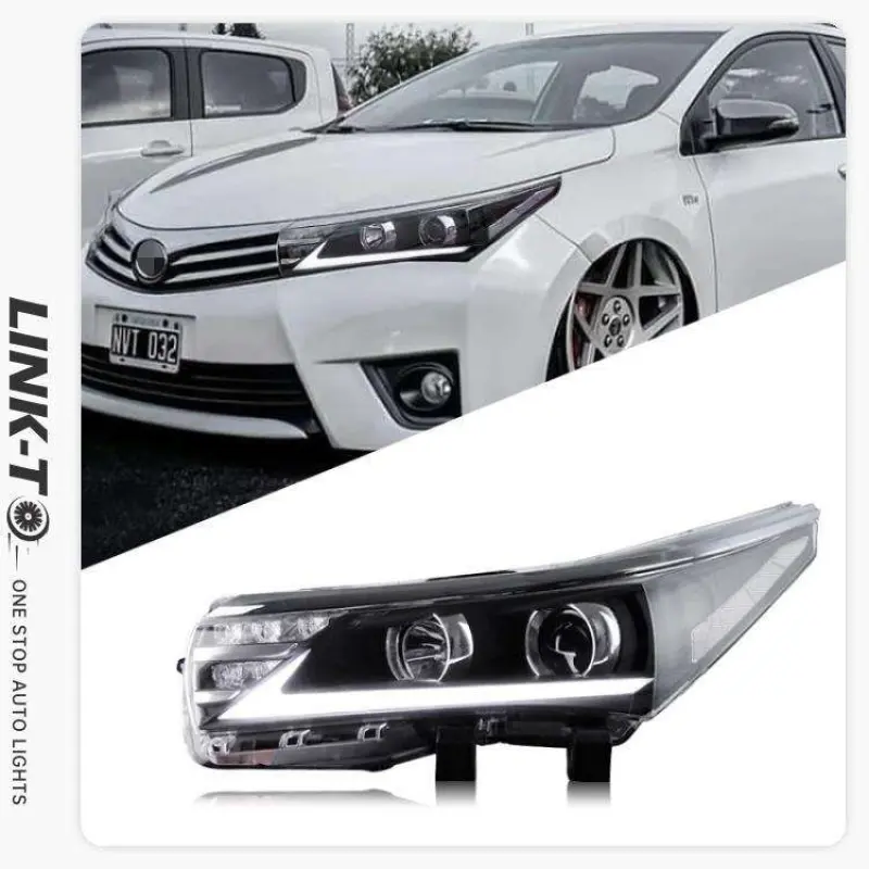 Toyota Corolla 2014-2016 Car LED Headlight Assembly LED Daytime Running Lights Plug and Play