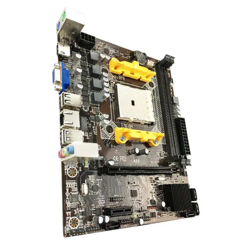 Computer Fm1 Socket Mainboard Dual Channels Ddr3 Up To 16gb Gaming Desktop Amd A55 Motherboard