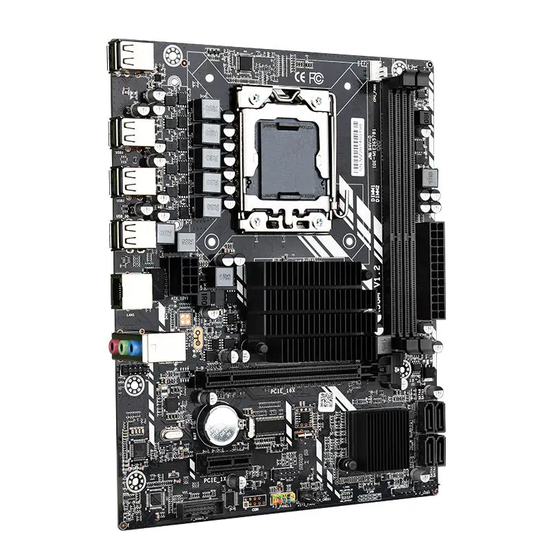 Desktop gaming motherboard X58M 2.0 MATX Computer Motherboard 1366 pc mainboard