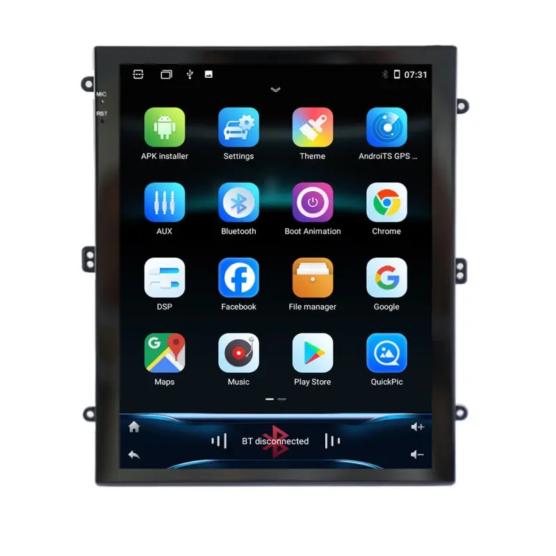 9.7 inch Android Vertical IPS Screen DSP Carplay Car Radio Navigation Android auto for Universal