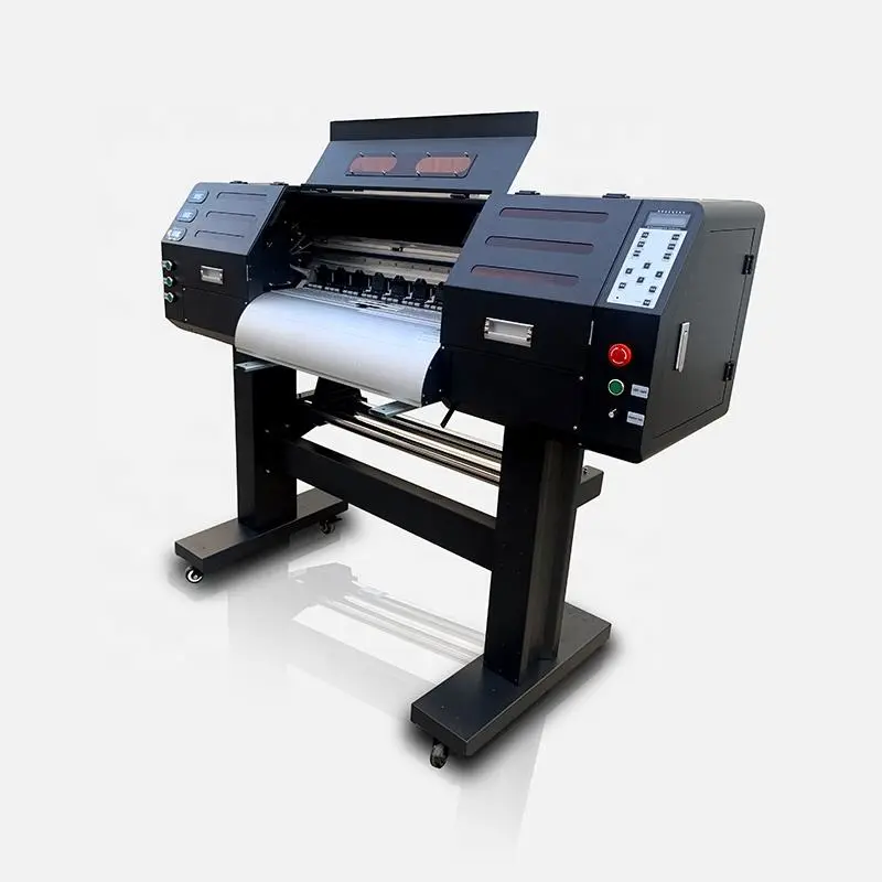 Digital T Shirt hoodies bags  Textile Printing Machine Heat PET film DTF printer with Dual 4720 Print Heads