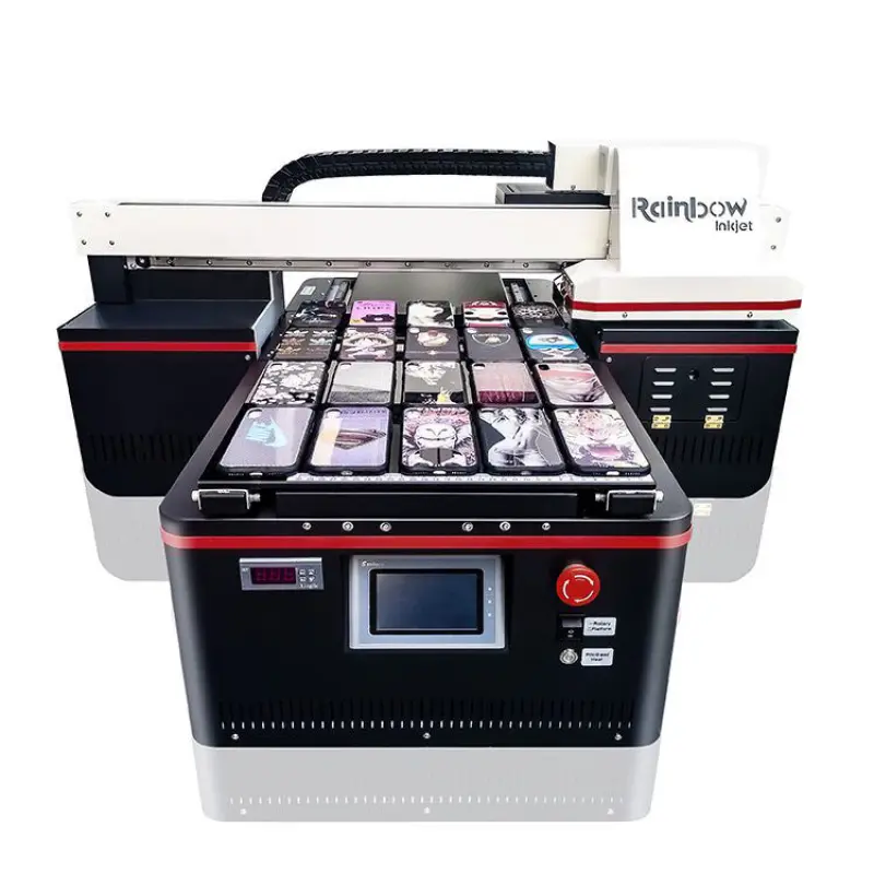 Metal digital printing machine a2 size key chain 3d multicolor UV printer