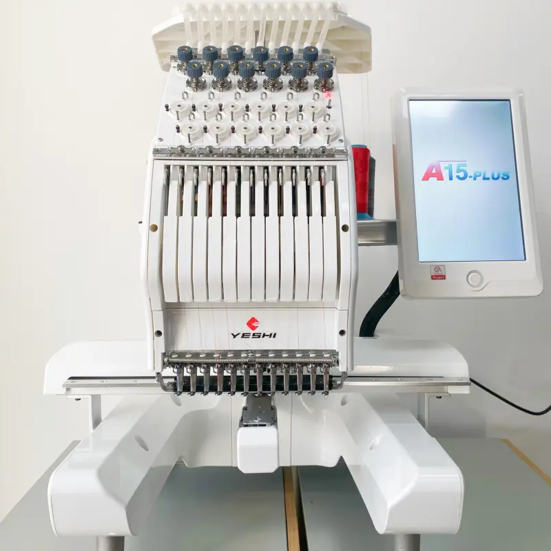 High quality automatic single head easy to operate embroidery machine