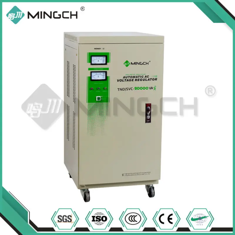 MINGCH TND Series 20 Kva Automatic Ac Servo Voltage Stabilizer Regulator For 220-230 Volts 50hz