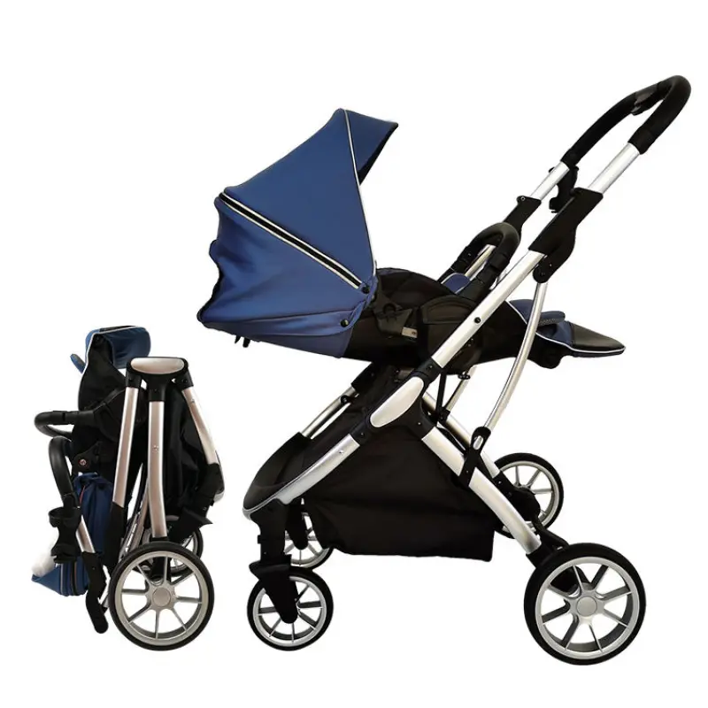 Luxury Travel System Baby Pram Pushchair Car Seat 3 In 1 Baby Stroller
