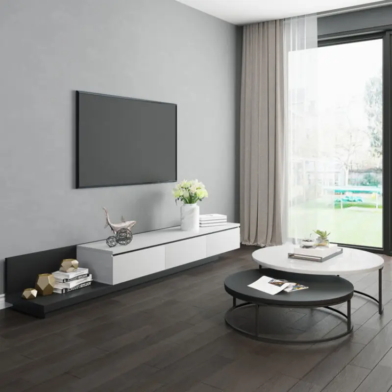 Modern TV Stand Mount Set Furniture for Living Room