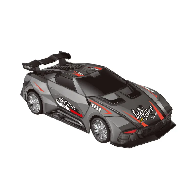 RC Car with Full Body LED Light-Up Color Flashing Mode Remote Control Racer for Kid