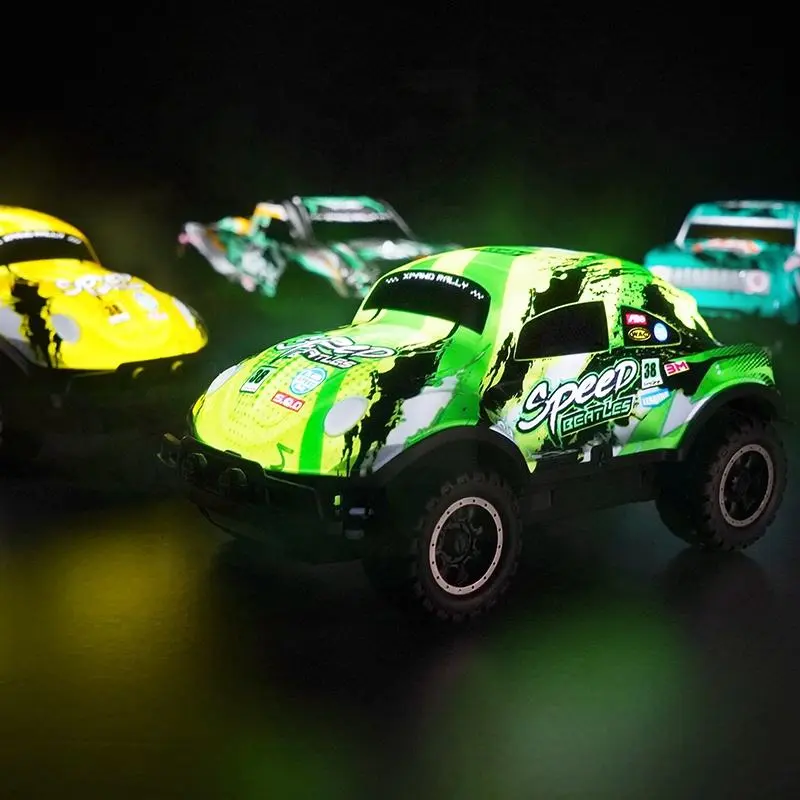 1:24 Scale Remote Control Cross-country Car Offroad Lights New Luminous Glow in Dark Car Racing Vehicle