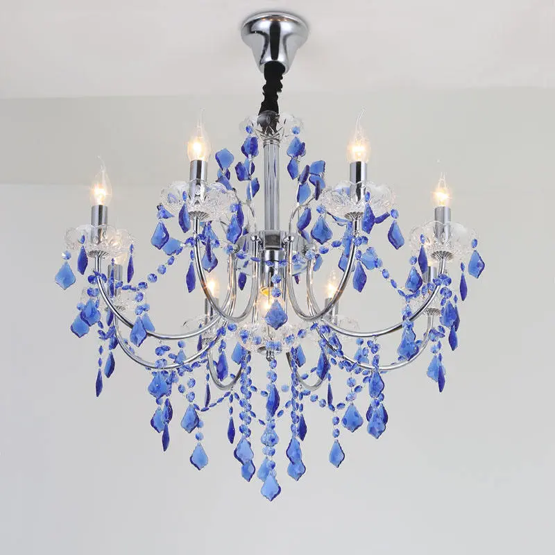 Modern exquisite candle crystal lamp club ceiling lighting lamp