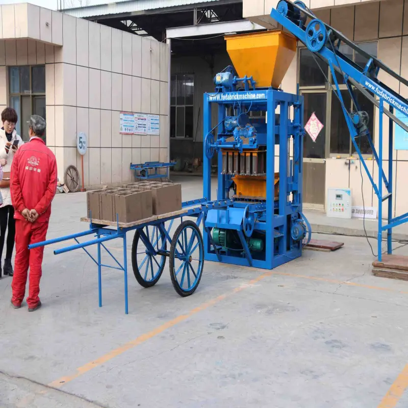 Automatic building material machinery concrete interlock cement brick making machinery block machine