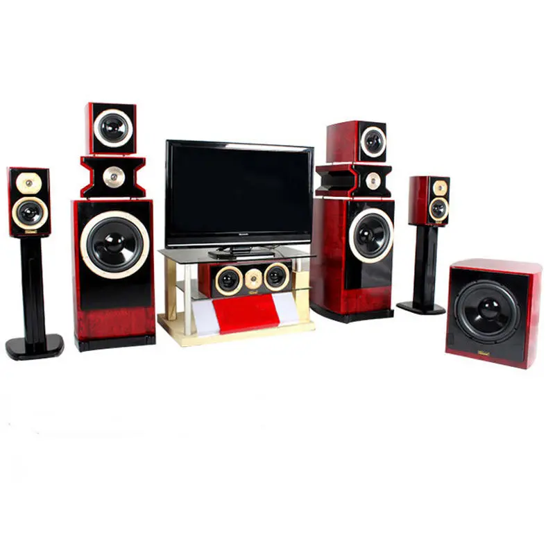 New Design Home Party Wooden Box Surround Stereo  5.1 Home Theater System