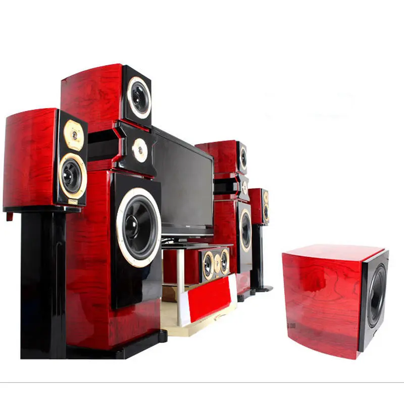 New Design Home Party Wooden Box Surround Stereo  5.1 Home Theater System