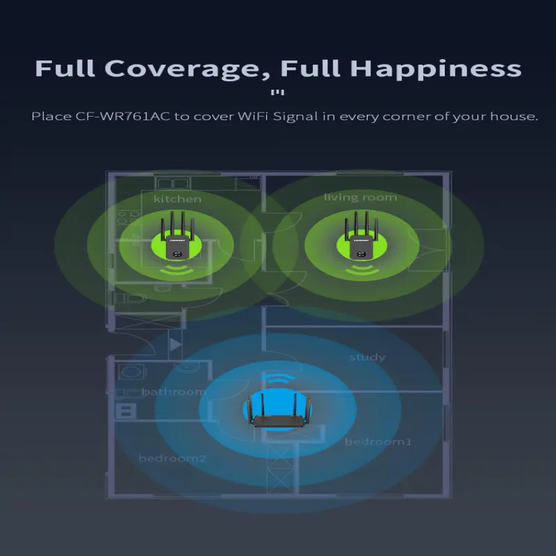 Long distance 2.4ghz wireless wifi booster amplifier 5ghz signal booster