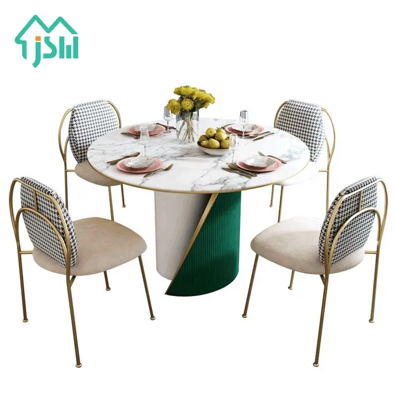 Art Design Modern Kitchen Furniture Marble Dining Room Round Dining Table