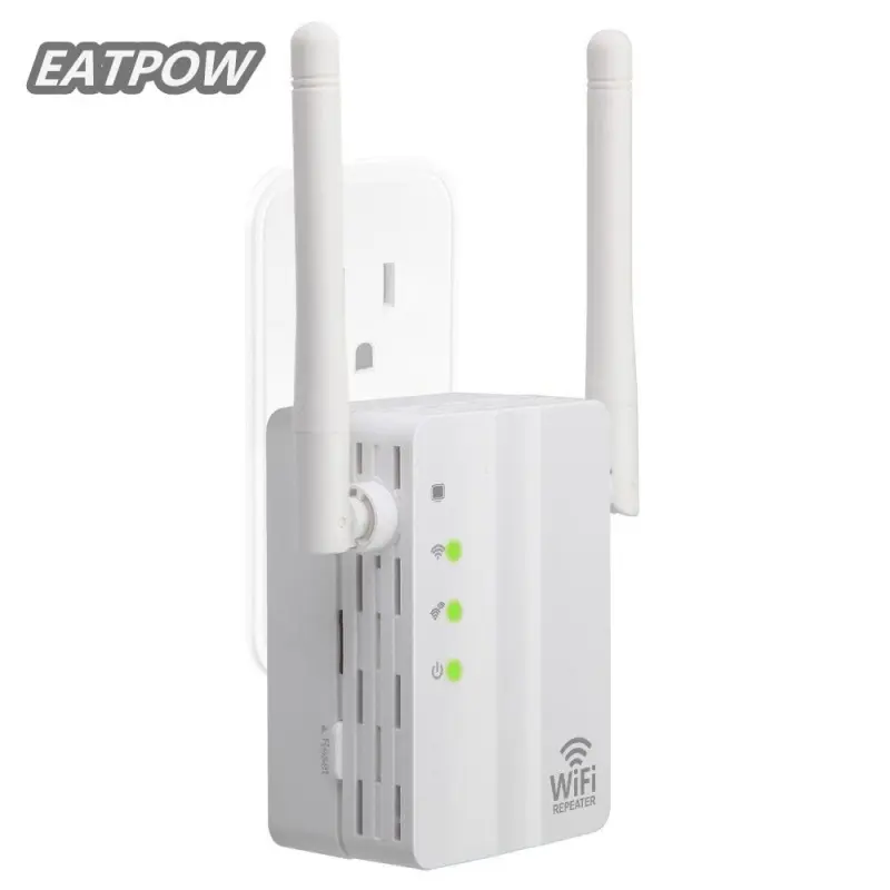 2.4G Wireless Wifi Repeater  802.11N/B/G Network 300Mbps Range Expander Signal Antennas Booster Extend