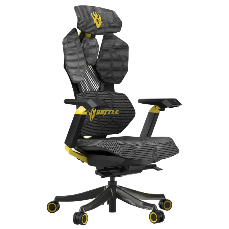 Luxury chair 5D armrest racing ergonomic gaming chair with footrest