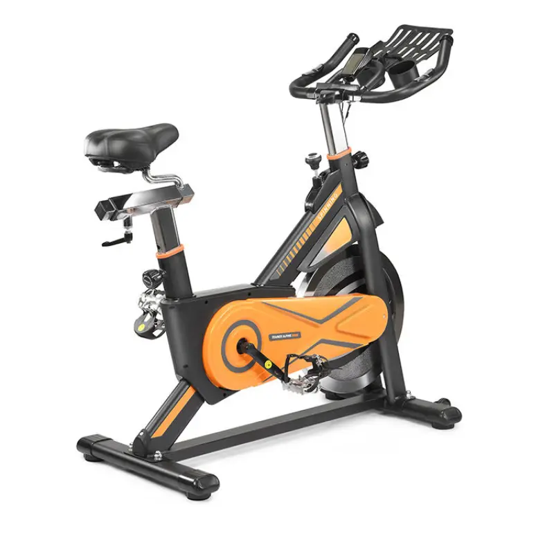Fitness Commercial Gym Equipment Black Steel New Design Unisex Friction Spinning Bike