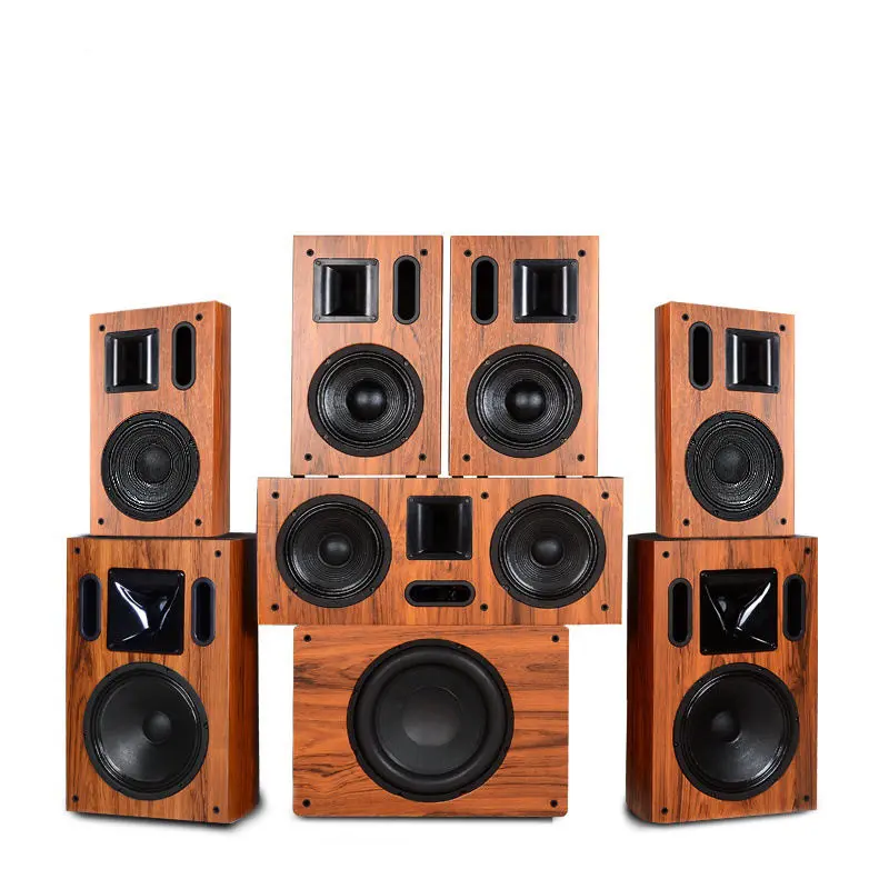 Wireless Wall Speaker  Wooden Classical  5.1-7.1 Home Theater Surround Sound System