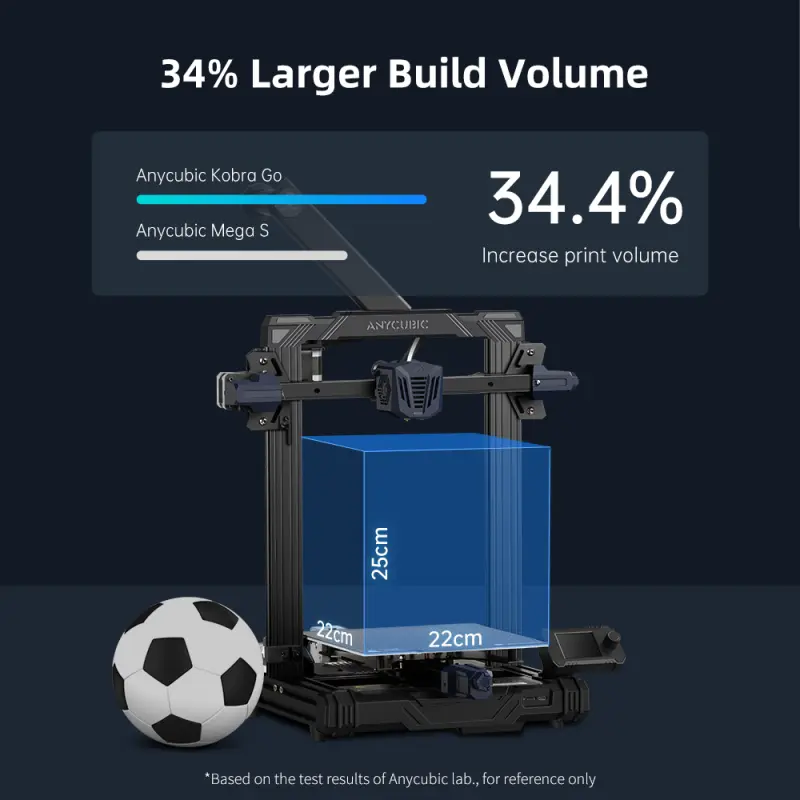 ANYCUBIC 3D Printers 25 Points Auto-leveling 3D Printings Anycubic Kobra Go