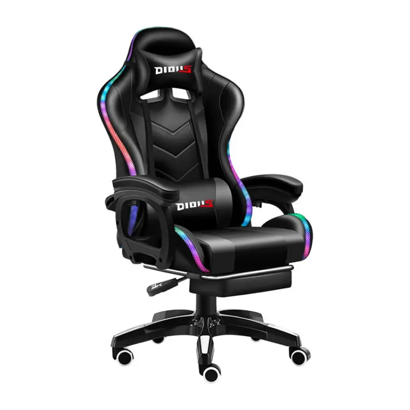 Classic design fast delivery ergonomic RGB light racing office gaming chair