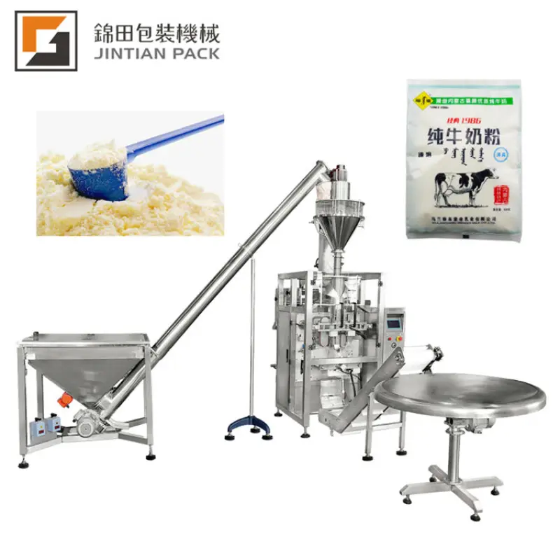 JT-520F 50g 500g g 2kg 3kg automatic spice condiment flour powder plastic bag packaging machine