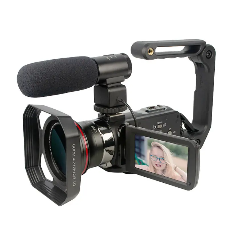 4K Video Camera Camcorder 48MP Wifi Vlogging Camera 16X Zoom Digital Video Camera