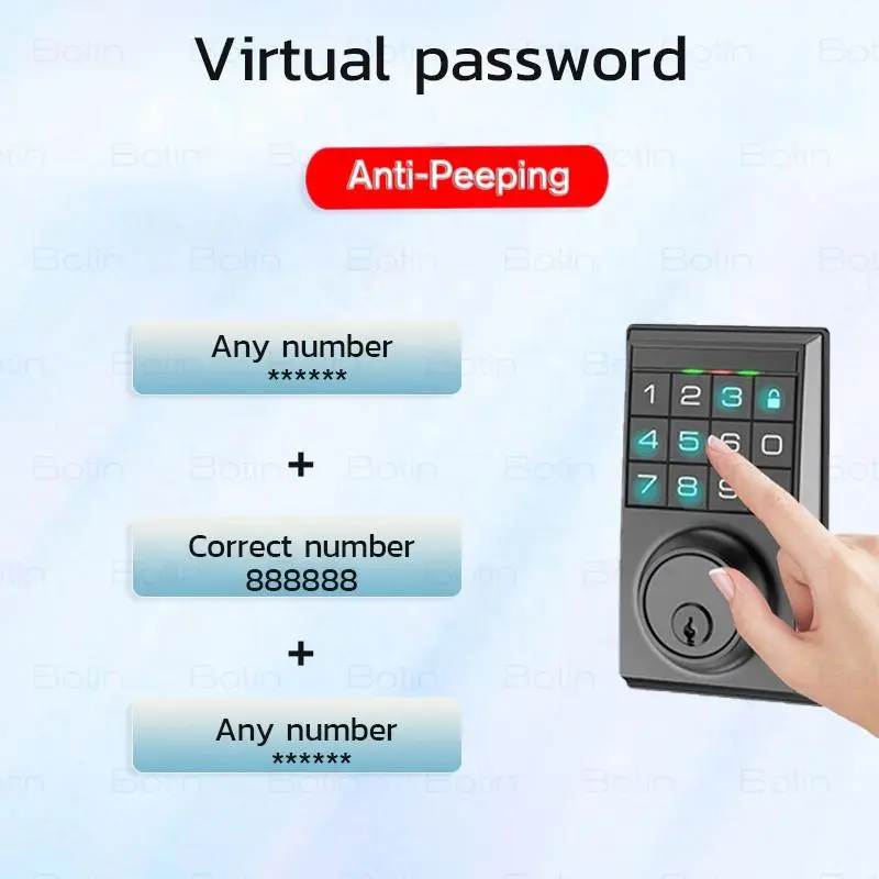 Full Automatic USA Standard Password Lock Outdoor Keypad Electronic Lock