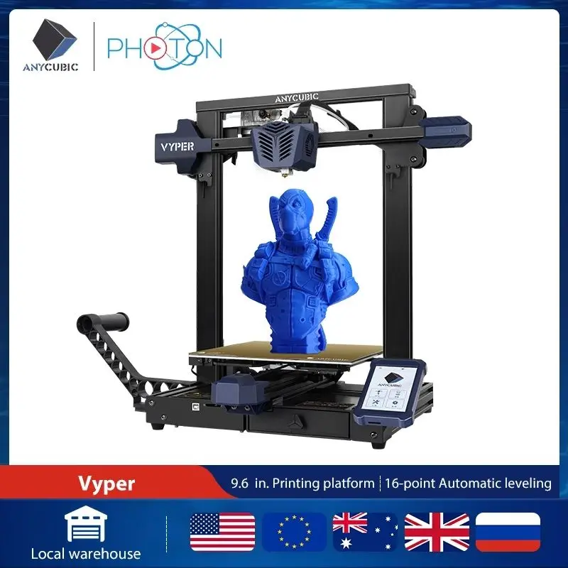 ANYCUBIC Vyper Automatic leveling FDM filament 3d printer machine