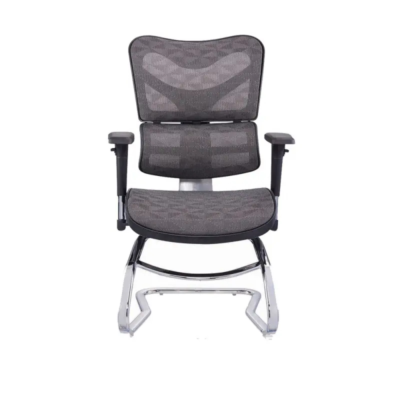 Modern Office Mesh Back Guest Chair Steel Frame Conference Chair