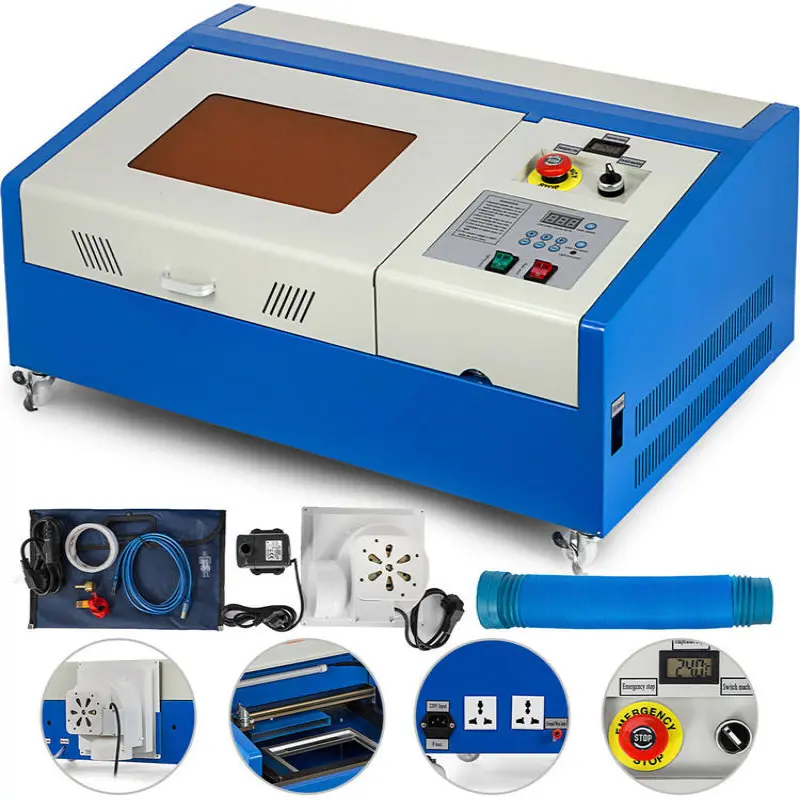 K40 40W 3020 USB CO2 Laser Engraver Engraving Cutting Machine Cutter 300x200mm