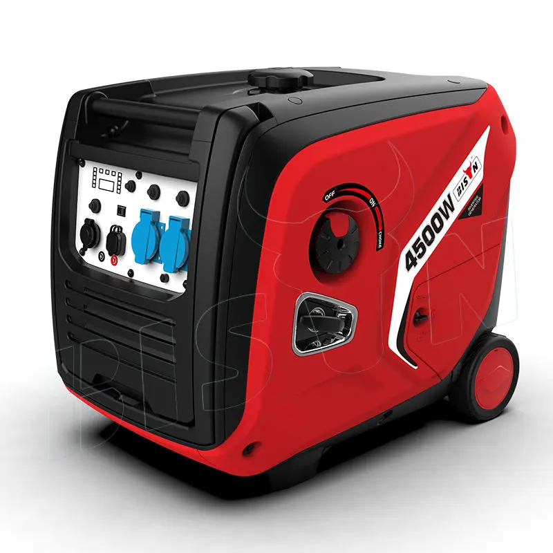 4kw Remote Electric Start Portable Lpg Super Quiet Silent Dual Fuel Gasoline Inverter Power Generator