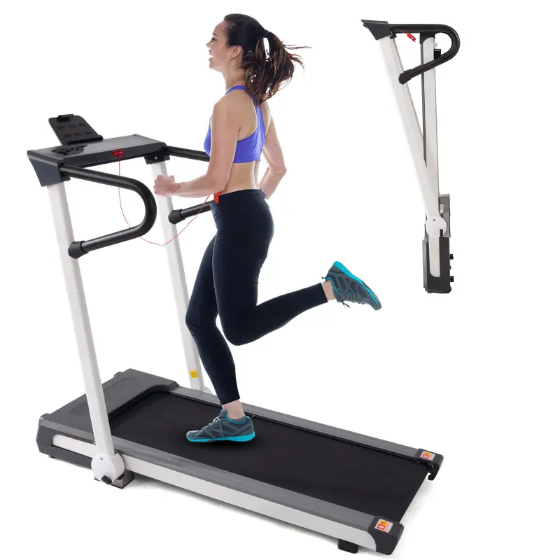 Motorized Electric Foldable Cheap Treadmill with LED Display Phone Holder Workout Jogging running machine