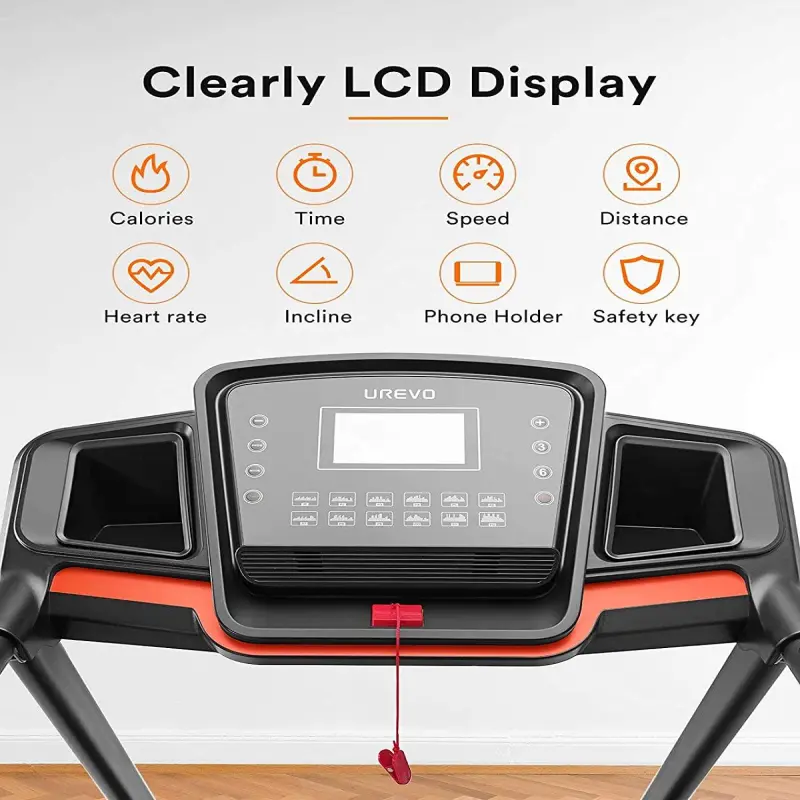 XW LCD Screen Display Anti-Gravity Motorized Fitness Equipment Walking Treadmill Machine Home Electric Treadmill