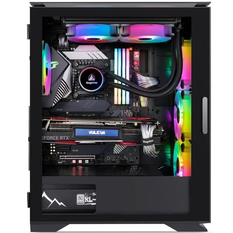 IPASON Gaming Desktop AMD R5 5600X 16GB 32GB Memory GeForce RTX 3060 12G 3070 8GB 1TB SSD