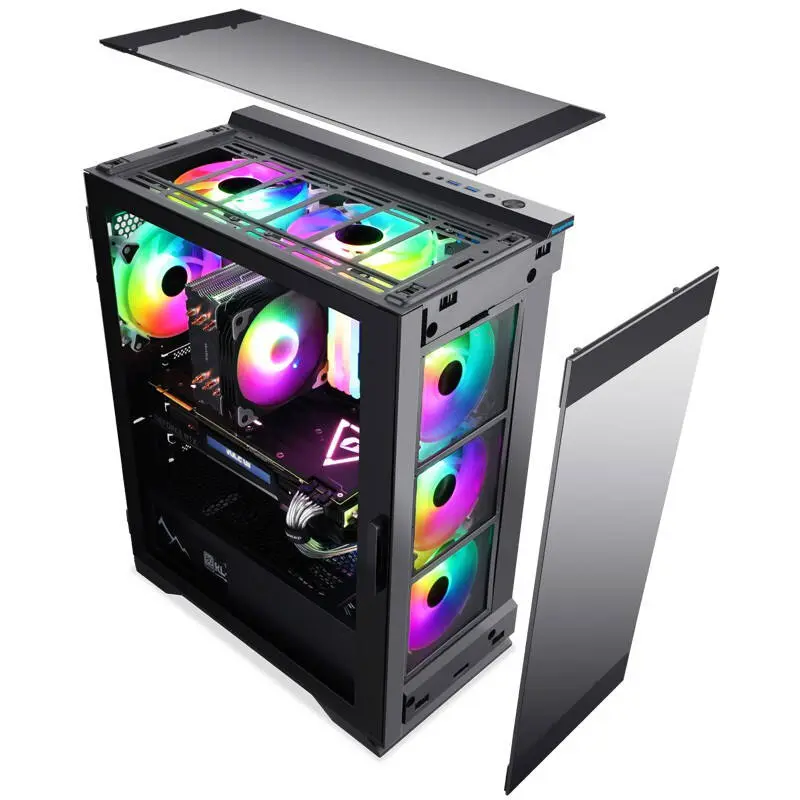 IPASON Gaming Desktop AMD R5 5600X 16GB 32GB Memory GeForce RTX 3060 12G 3070 8GB 1TB SSD