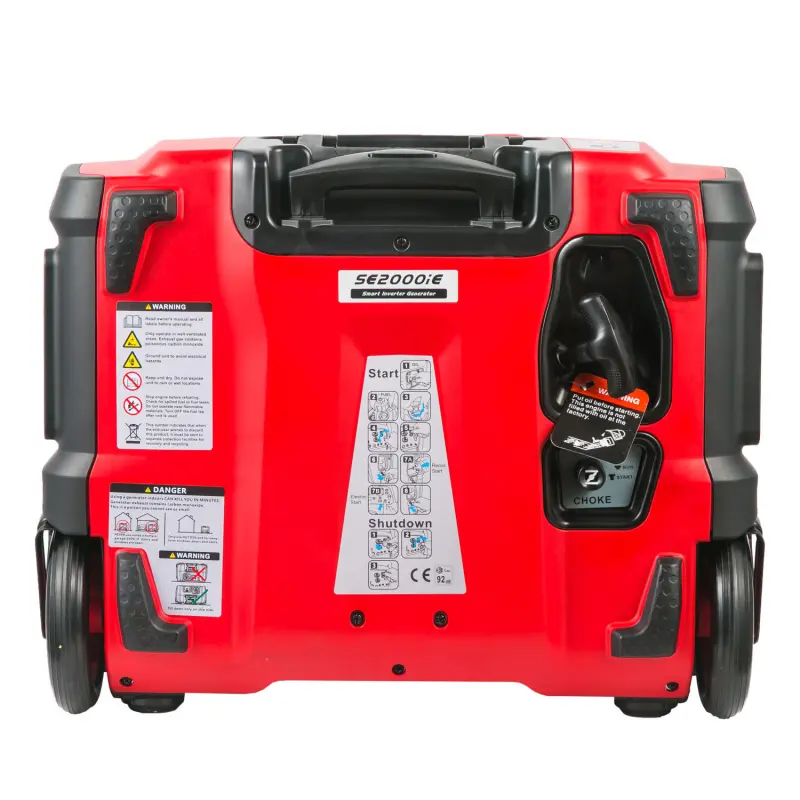 Gasoline Engine Generator 2000W  Electric Start Portable Gasoline Generator With Wheels