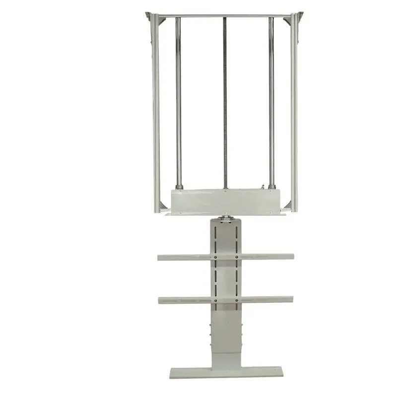 32-75inch 180  degree left and right rotation Height Adjustable Ceiling Drop down TV lift Motorized