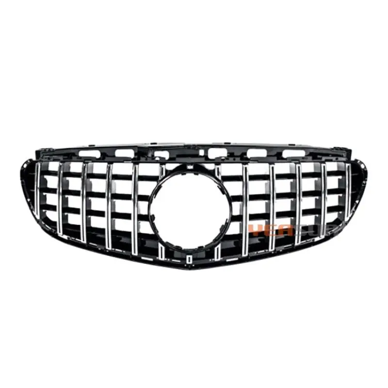 Hot Sale GTR Style Grille for Mercedes Benz W212 Black Silver Front Tuning Grill E Class 2014 2015