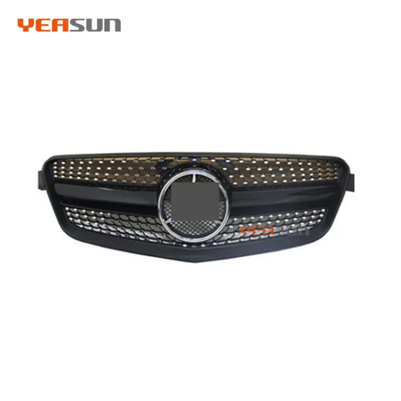 Hot Sale GTR Style Grille for Mercedes Benz W212 Black Silver Front Tuning Grill E Class 2014 2015