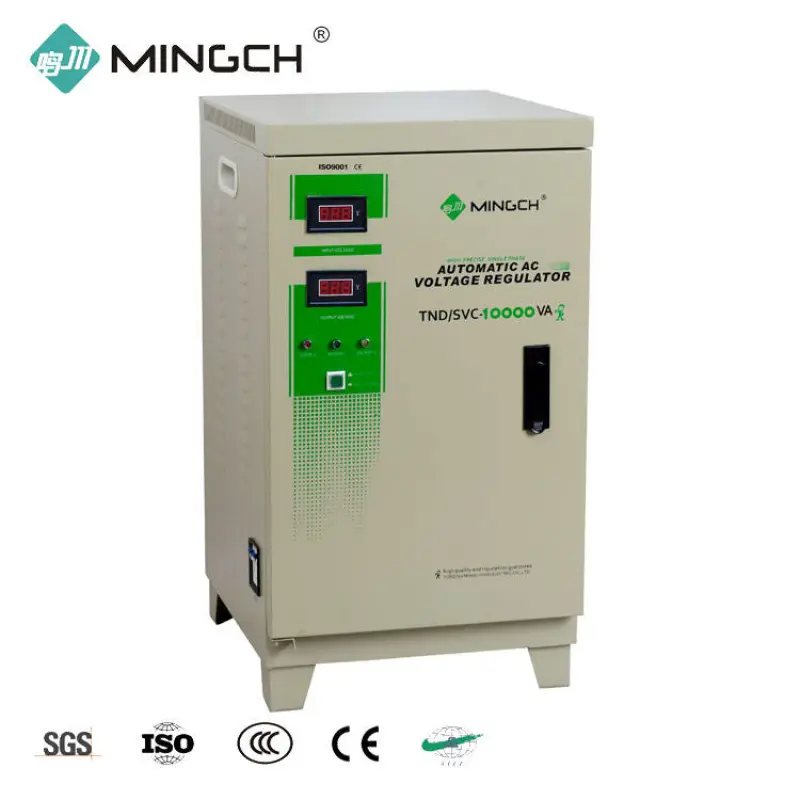 10KVA Copper Servo Motor Automatic Voltage Regulator Stabilizer