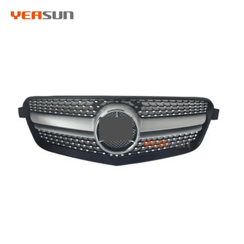 Hot Sale GTR Style Grille for Mercedes Benz W212 Black Silver Front Tuning Grill E Class 2014 2015