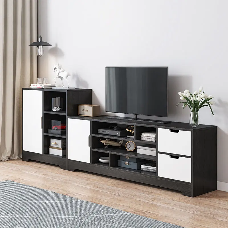TV stand combination bedroom side cabinet modern minimalist plus height combination side cabinet
