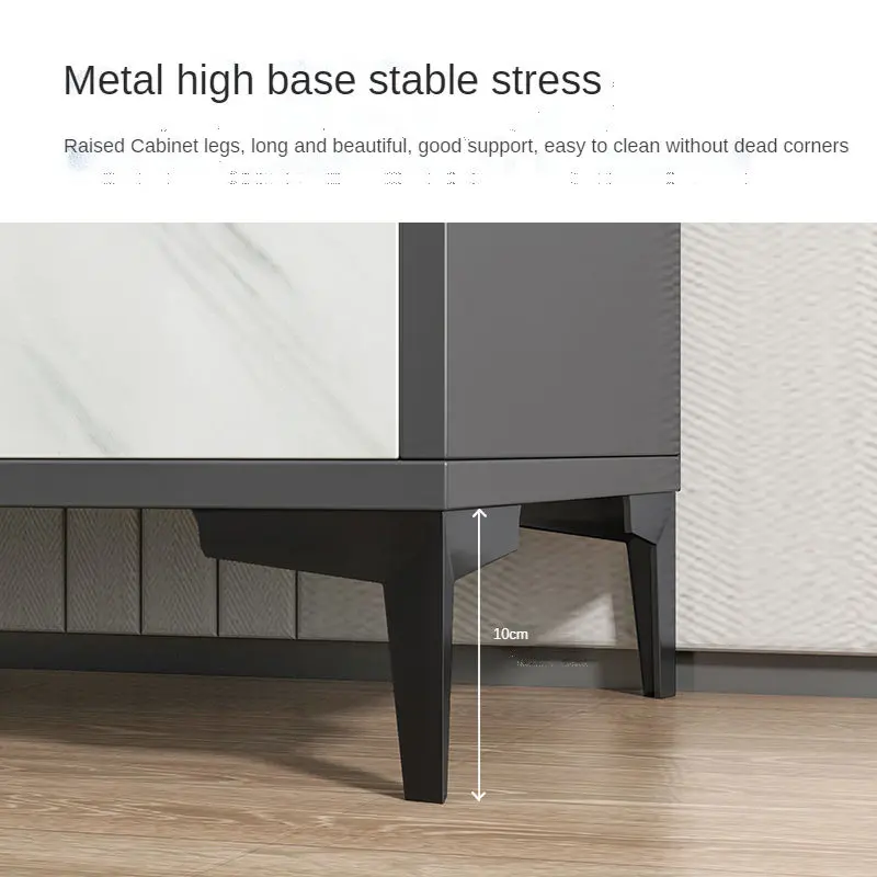 2022 light luxury TV stand modern minimalist TV cabinet living room can store large capacity high cabinet