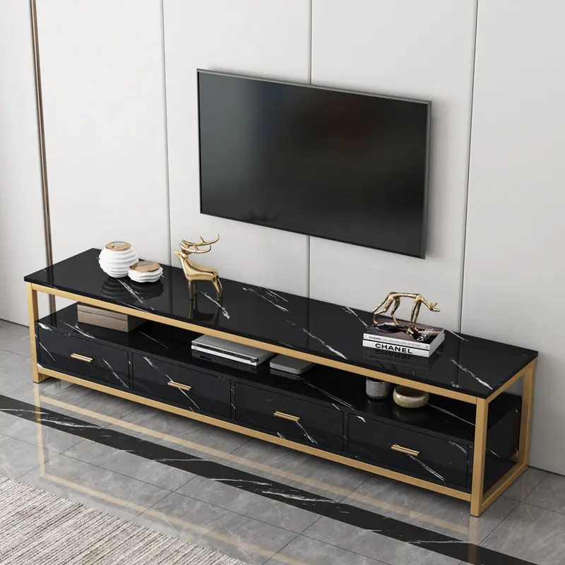 TV cabinet marble pattern luxury living room bedroom TV stand